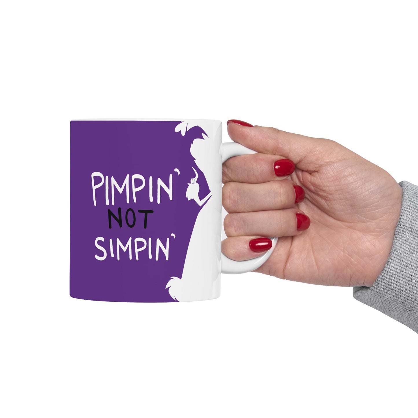 Pimpin' NOT Simpin' Valentino Mug Series | Hazbin Hotel | Fan Art Drinkware