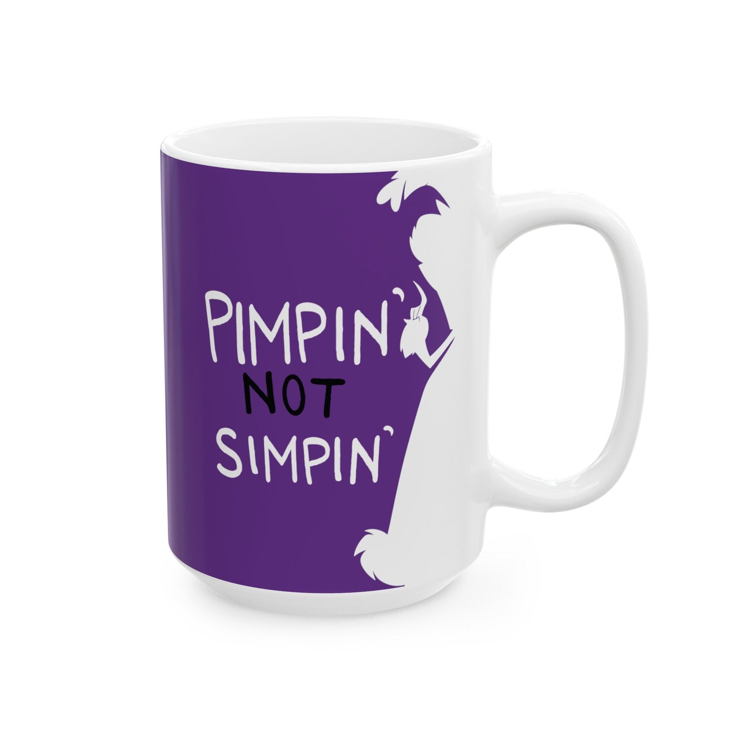 Pimpin' NOT Simpin' Valentino Mug Series | Hazbin Hotel | Fan Art Drinkware
