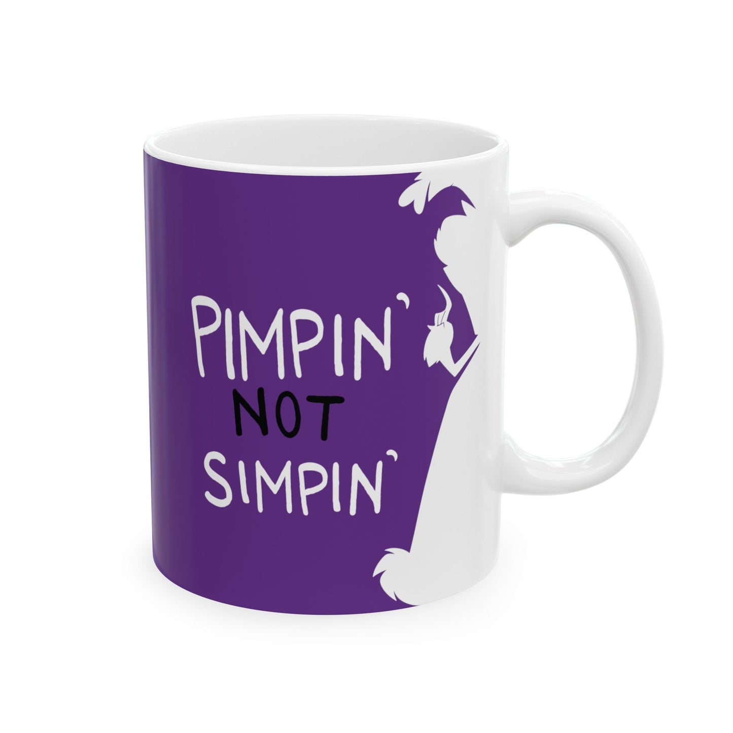 Pimpin' NOT Simpin' Valentino Mug Series | Hazbin Hotel | Fan Art Drinkware