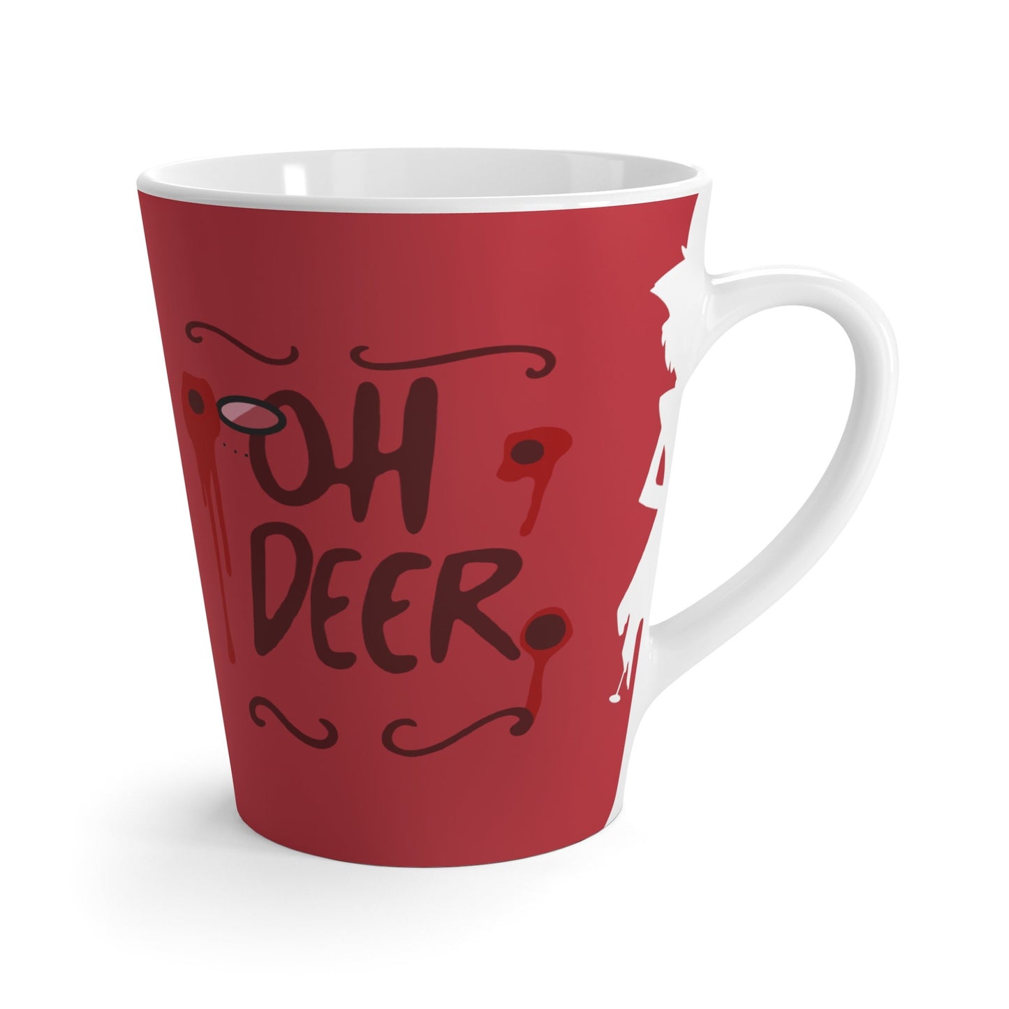 OH DEER! Alastor Latte Mug | Hazbin Hotel | Drinkware | Fan Art